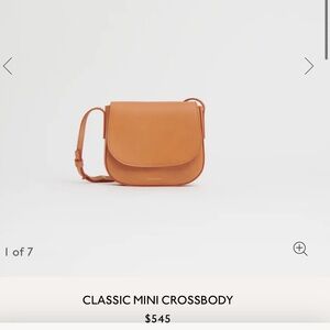 Mansur Gavriel Tan Crossbody Bag Minimalist Design